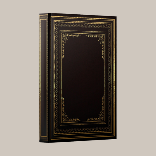 "Framed Elegance" Vintage Printable Book Cover & Spine – Instant Digital Download