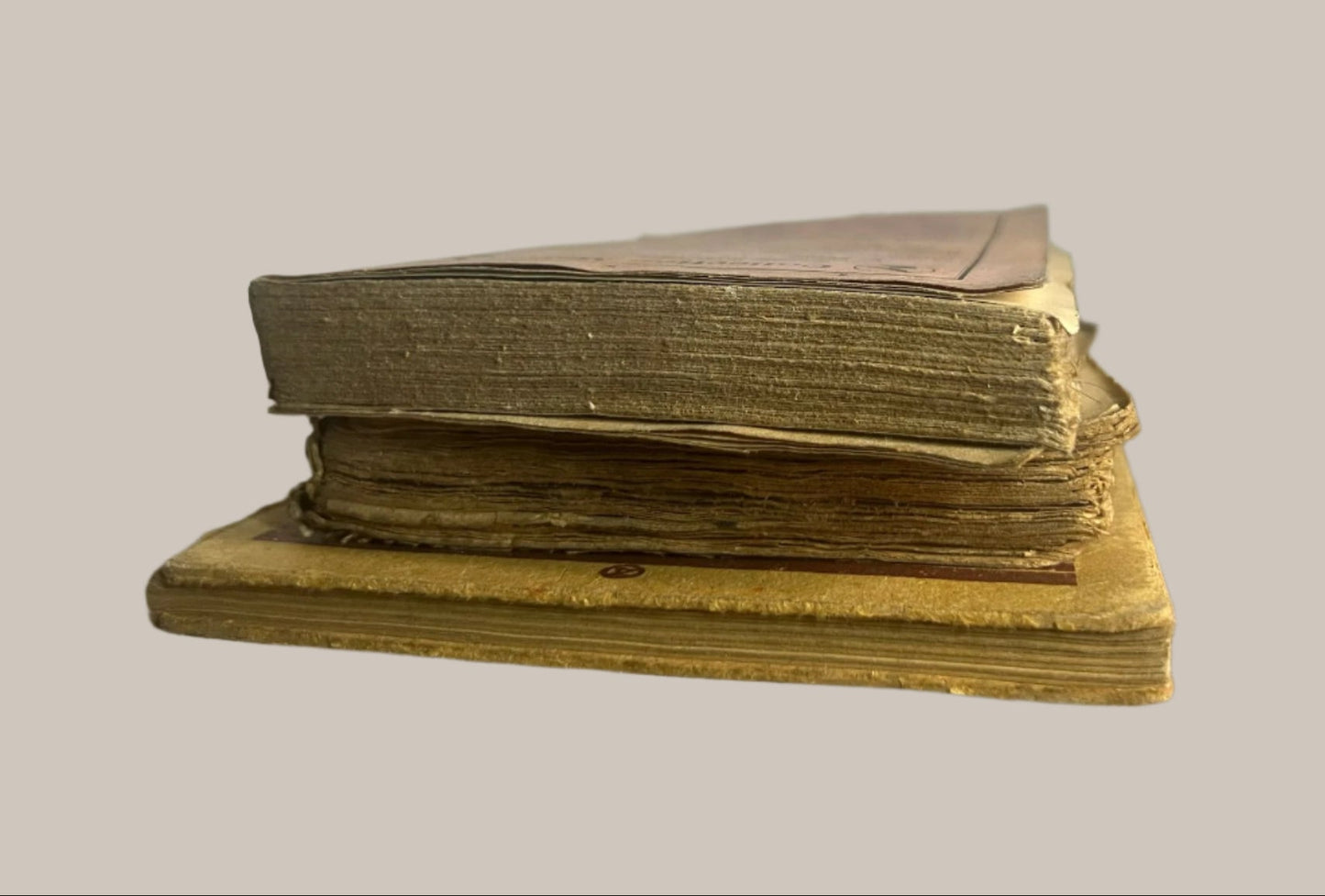 Set of 3 Antique Books – Distressed