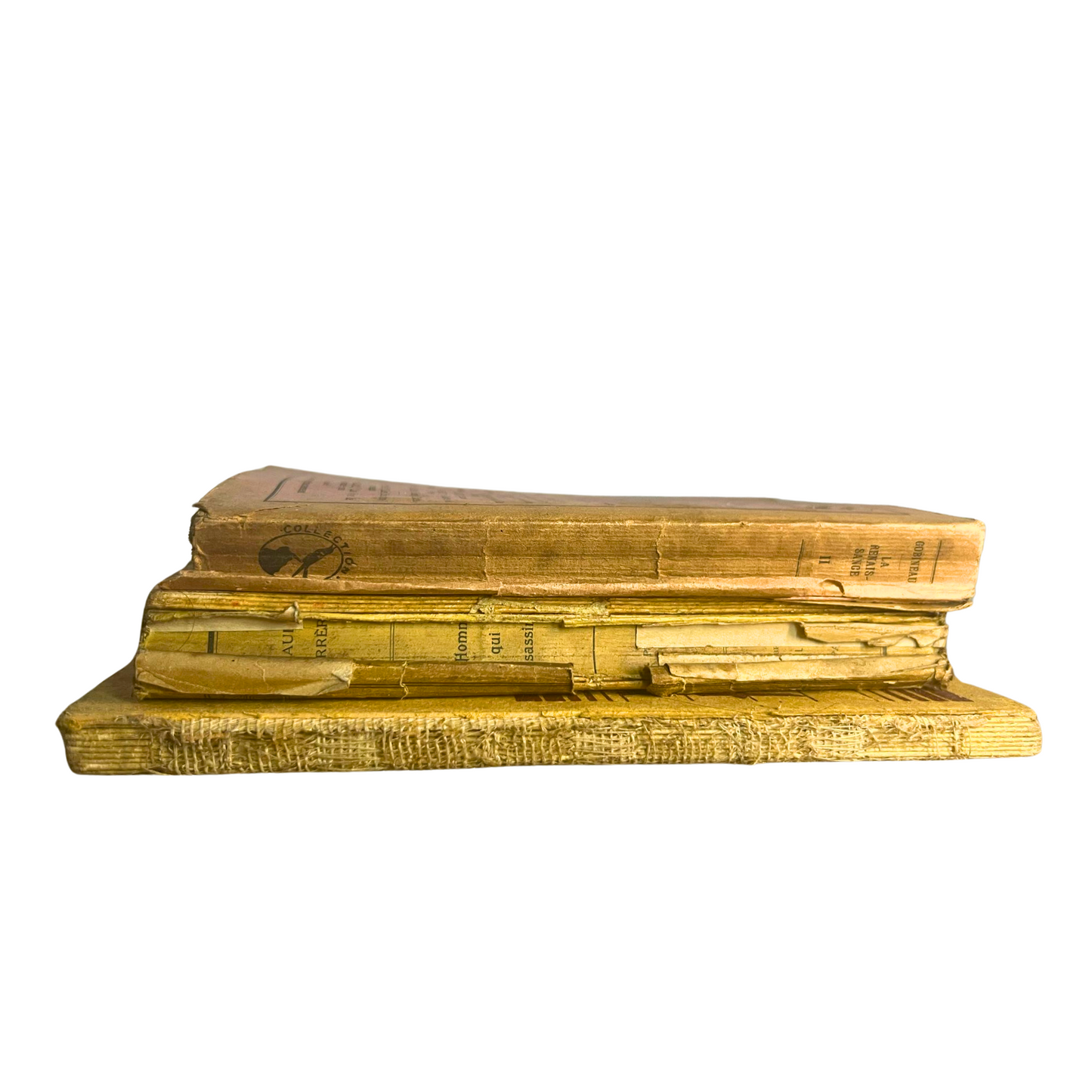 Set of 3 Antique Books – Distressed